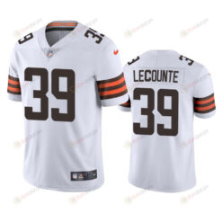 Richard LeCounte 39 Cleveland Browns White Vapor Limited Jersey