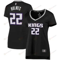 Richaun Holmes Sacramento Kings Women's Fast Break Player Jersey - Statement Edition - Black