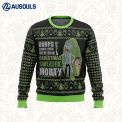 Rick and Morty We're In a Xmas Sweater Ugly Sweaters For Men Women Unisex
