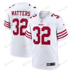 Ricky Watters 32 San Francisco 49ers Retired Player Game Jersey - White