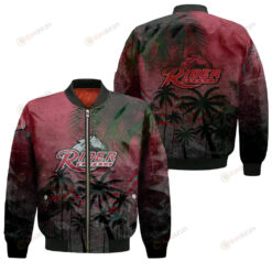 Rider Broncs Bomber Jacket 3D Printed Coconut Tree Tropical Grunge