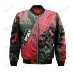 Rider Broncs Bomber Jacket 3D Printed Sport Style Keep Go on