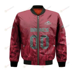 Rider Broncs Bomber Jacket 3D Printed Team Logo Custom Text And Number