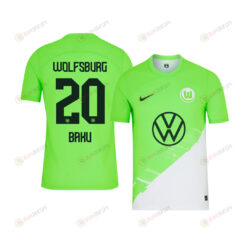 Ridle Baku 20 VfL Wolfsburg 2023-24 Home YOUTH Jersey - Green