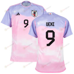 Riko Ueki 9 Japan Women's National Team 2023-24 World Cup Away Men Jersey
