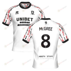 Riley McGree 8 Middlesbrough 2022-23 Third Jersey - White