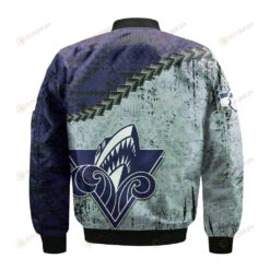 Rimouski Oc?anic Bomber Jacket 3D Printed Grunge Polynesian Tattoo