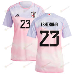 Rion Ishikawa 23 Japan Women's National Team 2023-24 World Cup Away Women Jersey