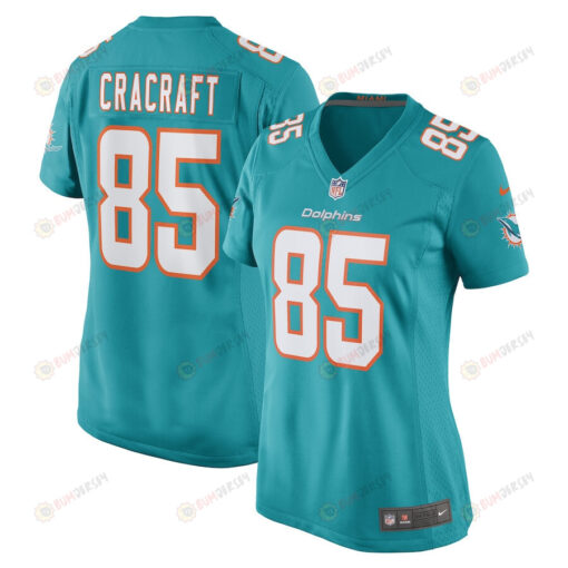 River Cracraft 85 Miami Dolphins Game Women Jersey - Aqua