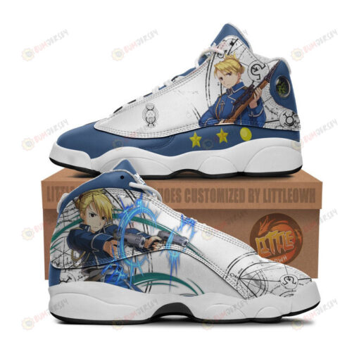 Riza Hawkeye Shoes Anime Fullmetal Alchemist Air Jordan 13 Shoes Sneakers