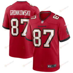 Rob Gronkowski 87 Tampa Bay Buccaneers Game Jersey - Red