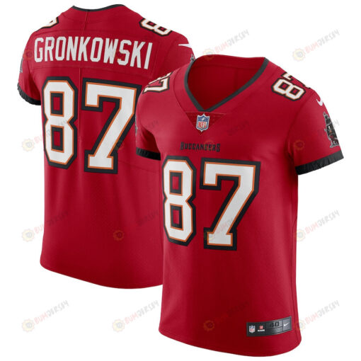 Rob Gronkowski 87 Tampa Bay Buccaneers Vapor Elite Jersey - Red