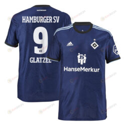 Robert Glatzel 9 Hamburger SV II 2022-23 Away Jersey - Navy