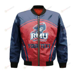 Robert Morris Colonials Bomber Jacket 3D Printed Custom Text And Number Curve Style Sport