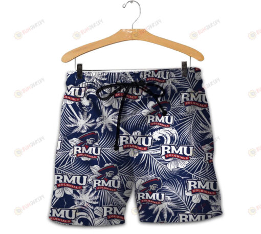 Robert Morris Colonials Men Shorts Tropical Seamless