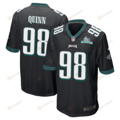 Robert Quinn 98 Philadelphia Eagles Super Bowl LVII Champions Men's Jersey - Black