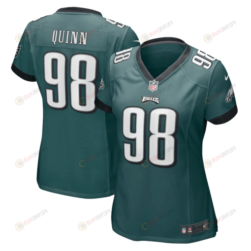 Robert Quinn 98 Philadelphia Eagles Women's Game Player Jersey - Midnight Green