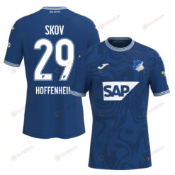 Robert Skov 29 TSG 1899 Hoffenheim 2023-24 Home Men Jersey - Blue