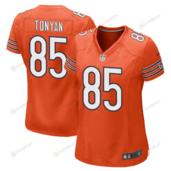 Robert Tonyan 85 Chicago Bears Women Alternate Game Jersey - Orange
