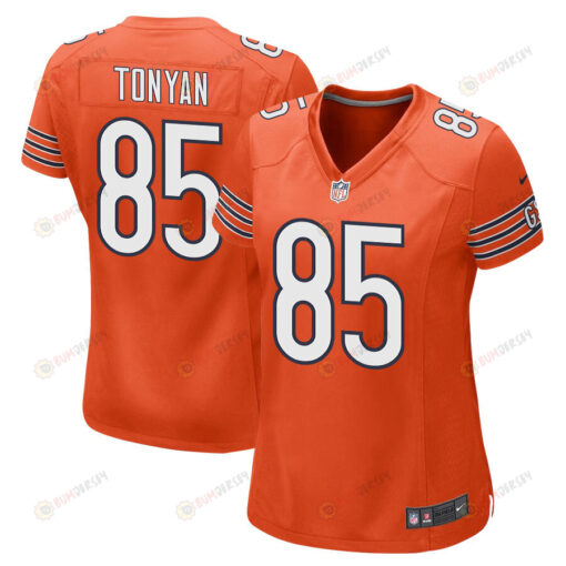 Robert Tonyan 85 Chicago Bears Women Alternate Game Jersey - Orange