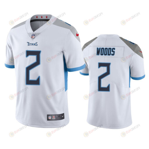 Robert Woods 2 Tennessee Titans White Vapor Limited Jersey