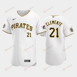 Roberto Clemente Day Pirates 21 Roberto Clemente White Jersey Jersey