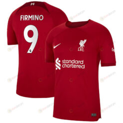 Roberto Firmino 9 Liverpool Men 2022/23 Home Jersey - Red