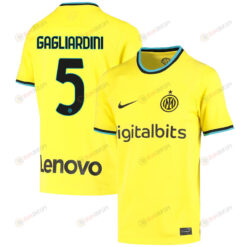 Roberto Gagliardini 5 Inter Milan 2022/23 Third Jersey - Youth