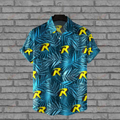 Robin Logo Batman Hawaiian Shirt Beach Short Sleeve