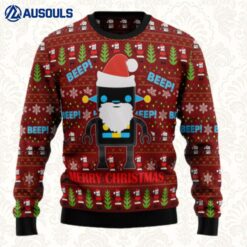 Robot Santa Ugly Sweaters For Men Women Unisex