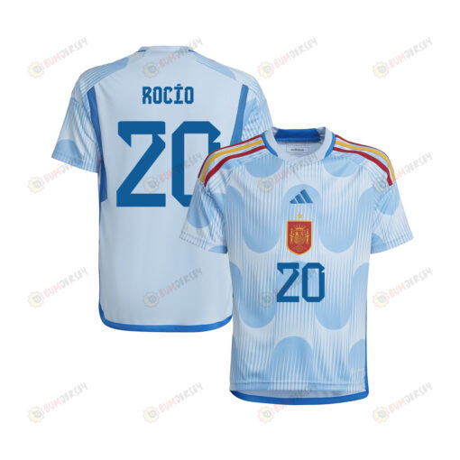 Roc?o G?lvez 20 Spain 1 Star Women's National Team 2023-24 World Cup Away Jersey