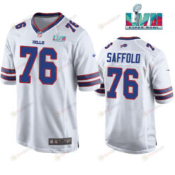 Rodger Saffold 76 Buffalo Bills Super Bowl LVII Away Player Men Jersey - White Jersey