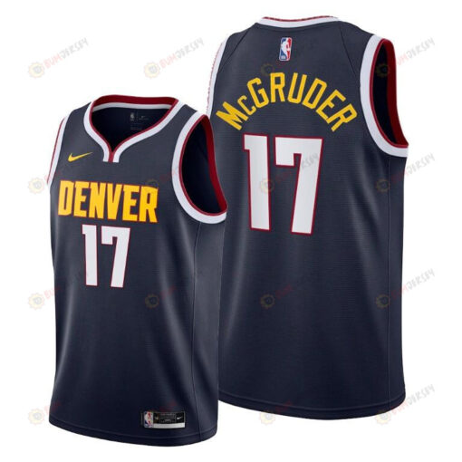 Rodney McGruder 17 Denver Nuggets 2022 Icon Edition Navy Jersey - Men Jersey