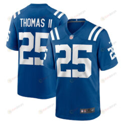 Rodney Thomas II 25 Indianapolis Colts Game Player Jersey - Royal