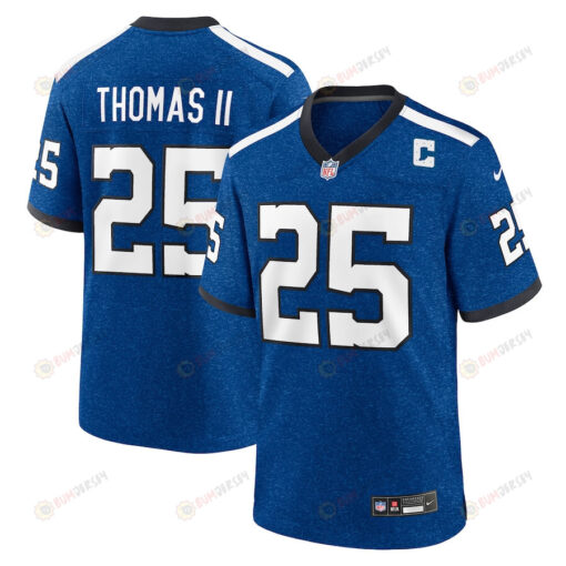 Rodney Thomas II 25 Indianapolis Colts Indiana Nights Alternate Game Men Jersey - Royal