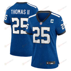 Rodney Thomas II 25 Indianapolis Colts Indiana Nights Alternate Game Women Jersey - Royal
