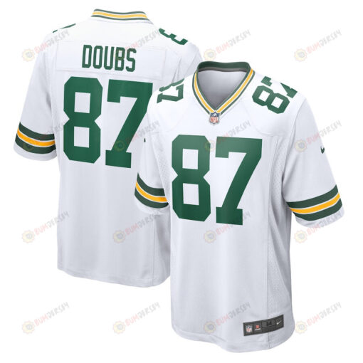 Romeo Doubs 87 Green Bay Packers Game Player Jersey - White