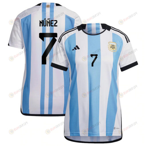 Romina N??ez 7 Argentina Women's National Team 2023-24 World Cup Home Women Jersey