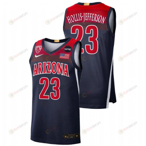 Rondae Hollis-Jefferson 23 Arizona Wildcats Alumni Elite Limited Men Jersey - Navy