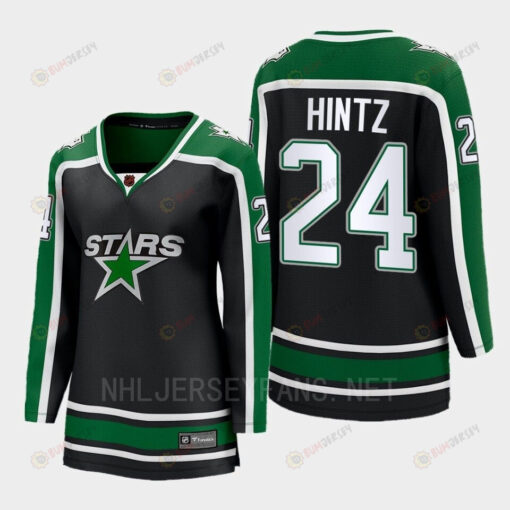 Roope Hintz 24 Dallas Stars 2022 Special Edition 2.0 Women Breakaway Player Retro Jersey Black