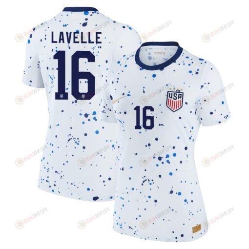 Rose Lavelle 16 USA Women's National Team 2023-24 World Cup Home Women Jersey