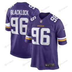 Ross Blacklock Minnesota Vikings Game Player Jersey - Purple