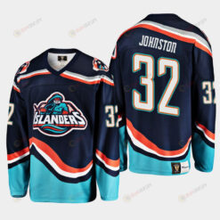 Ross Johnston 32 New York Islanders Navy Reverse Retro 2.0 Jersey 2022-23