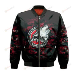 Rouyn-Noranda Huskies Bomber Jacket 3D Printed Camouflage Vintage