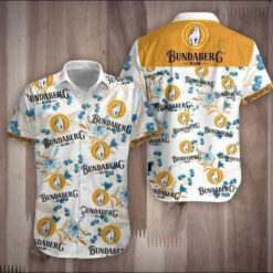 Rum Bundaberg Curved Hawaiian Shirt Beach Short Sleeve