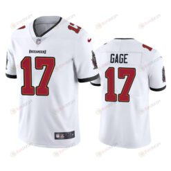 Russell Gage 17 Tampa Bay Buccaneers White Vapor Limited Jersey