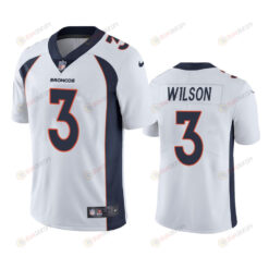 Russell Wilson 3 Denver Broncos White Vapor Limited Jersey