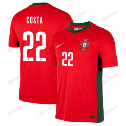 Rute Costa 22 Portugal Women's National Team 2023-24 World Cup Home Men Jersey