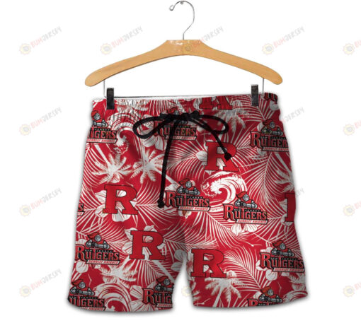 Rutgers Scarlet Knights Men Shorts Tropical Seamless