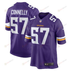 Ryan Connelly 57 Minnesota Vikings Game Jersey - Purple